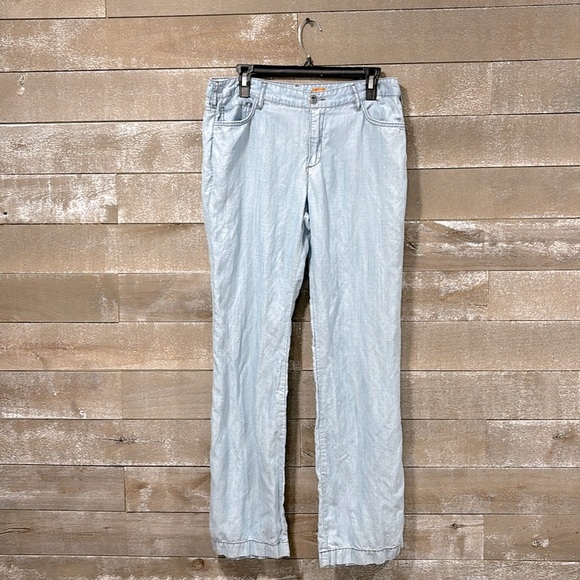 Pilcro and the letterpress by Anthropologie chambray denim pant size 30 - Picture 1 of 9